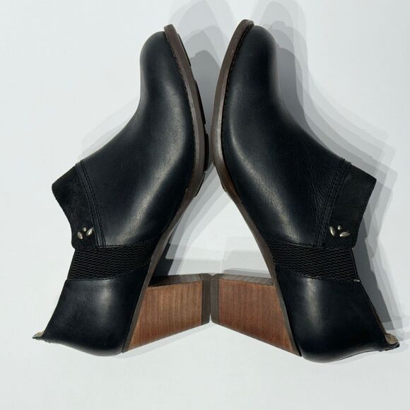 OluKai Ho Oui Women’s Ankle Booties Boots Comfort Shoes Black Leather Size 10 - Picture 13 of 15